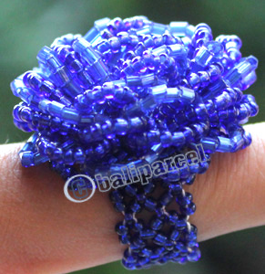 Ring, Made From Glassbeads
