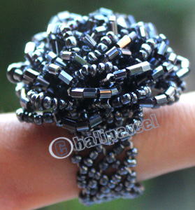 Ring, Made From Glassbeads