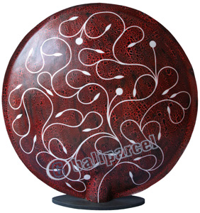 Painted Resin Lampshade