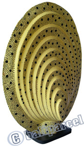 Painted Resin Lampshade