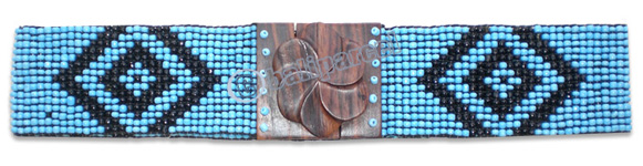 Belt, Handmade From Glassbeads