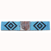 Belt, Handmade From Glassbeads