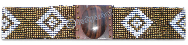 Belt, Handmade From Glassbeads