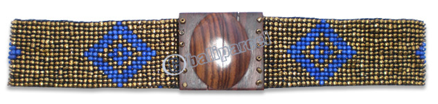 Belt, Handmade From Glassbeads