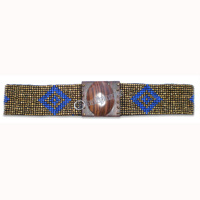 Belt, Handmade From Glassbeads