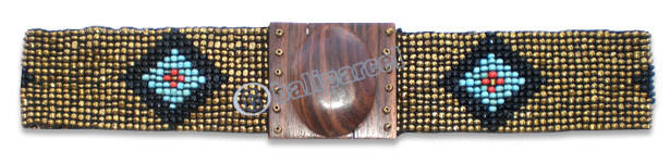 Belt, Handmade From Glassbeads