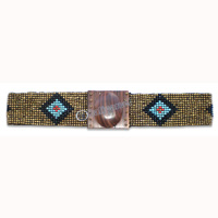 Belt, Handmade From Glassbeads