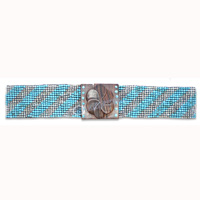 Belt, Handmade From Glassbeads
