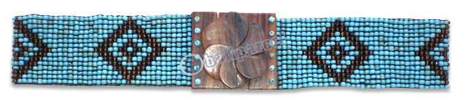 Belt, Handmade From Glassbeads