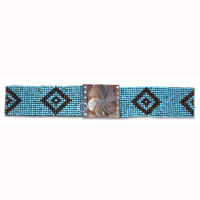 Belt, Handmade From Glassbeads