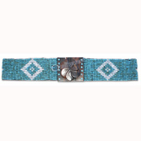 Belt, Handmade From Glassbeads