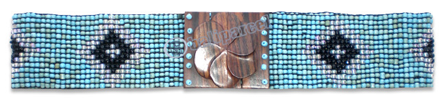 Belt, Handmade From Glassbeads