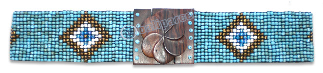 Belt, Handmade From Glassbeads