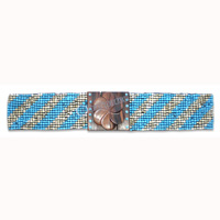 Belt, Handmade From Glassbeads