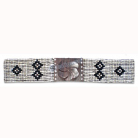 Belt, Handmade From Glassbeads