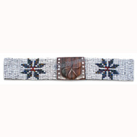 Belt, Handmade From Glassbeads