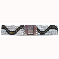 Belt, Handmade From Glassbeads