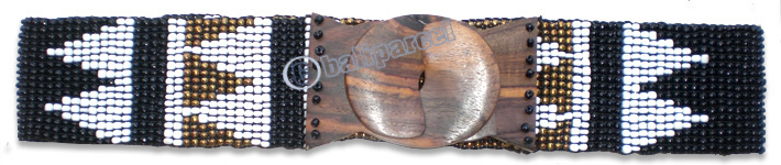 Belt, Handmade From Glassbeads