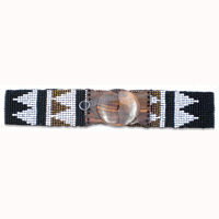 Belt, Handmade From Glassbeads