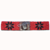 Belt, Handmade From Glassbeads