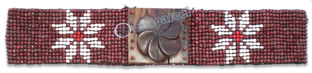 Belt, Handmade From Glassbeads