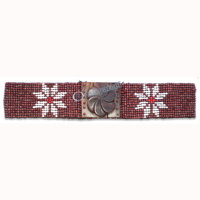 Belt, Handmade From Glassbeads