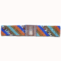Belt, Handmade From Glassbeads