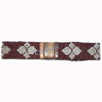 Belt, Handmade From Glassbeads