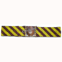 Belt, Handmade From Glassbeads