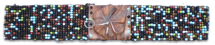 Belt, Handmade From Glassbeads