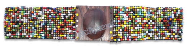 Belt, Handmade From Glassbeads