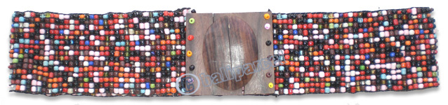 Belt, Handmade From Glassbeads