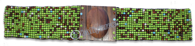 Belt, Handmade From Glassbeads