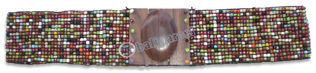 Belt, Handmade From Glassbeads