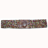 Belt, Handmade From Glassbeads