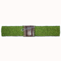 Belt, Handmade From Glassbeads