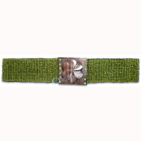 Belt, Handmade From Glassbeads