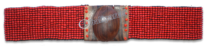 Belt, Handmade From Glassbeads