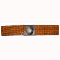 Belt, Handmade From Glassbeads
