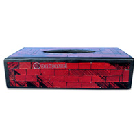 Tissue Holder, Handmade From Mosaic Glass 