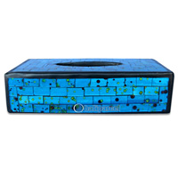 Tissue Holder, Handmade From Mosaic Glass 