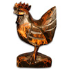 Wooden Chicken, Hand Carved From Albesia Wood