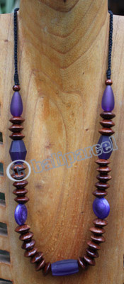 Necklace, Made From Resin Witn Sono Wood