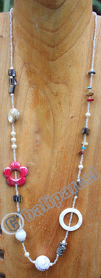 Necklace, Made From Resin With Shell
