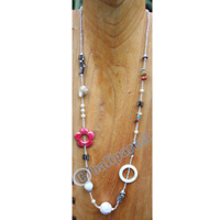 Necklace, Made From Resin With Shell