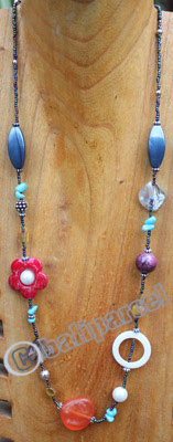 Necklace, Made From Resin With Shell