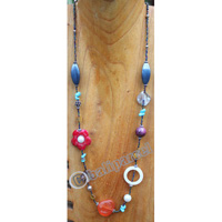 Necklace, Made From Resin With Shell