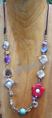 Necklace, Made From Resin With Shell