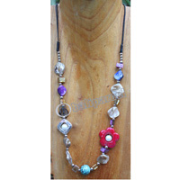 Necklace, Made From Resin With Shell