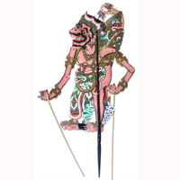 Leather Puppet, Bali Hindu Mythical Figure: Sugriwa